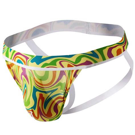 Open Butt Men Sexy Lingerie Jockstrap Underwear Briefs Mens G String