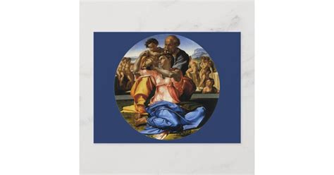 Michelangelo 's Doni Tondo or Doni Madonna Postcard | Zazzle