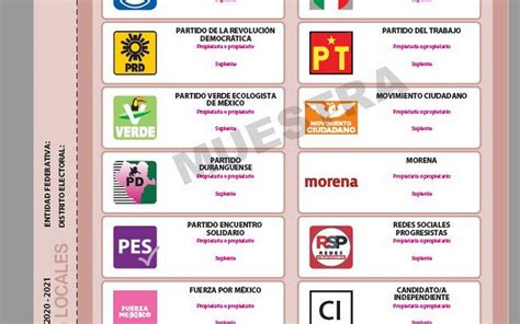 Aprueba Iepc Dise Os Finales E Impresi N De Boletas Electorales El