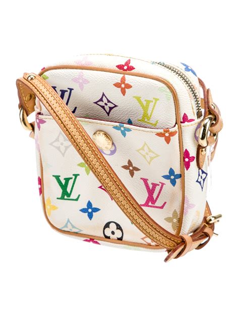 Louis Vuitton X Takashi Murakami Monogram Multicolore Solonge White Crossbody Bags Handbags