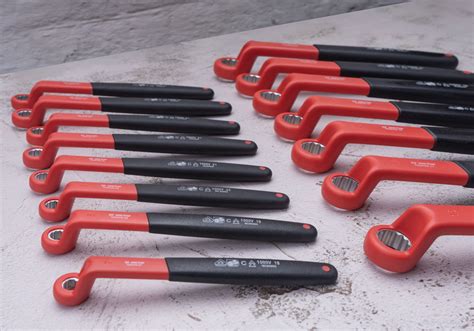 15 PC VDE Insulated 75 Offset Ring Wrench Set For Tool Trolley EVA