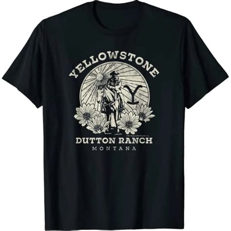 Camiseta Blusa Yellowstone Dutton Ranch Montana S Rie Camisa Cowboy