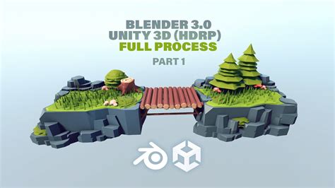 Blender And Unity Creating Low Poly 3d Game Art Part 1 3d Platformer Youtube