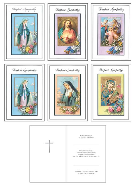 With Sincere Sympathy Pack Of 12 Cards Catholic Devotionals