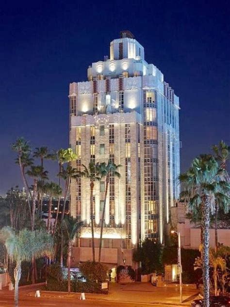 Sunset Tower Hotel on Sunset Strip, West Hollywood, Californie ...