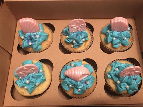 Seashell Cupcakes Seashell Cupcakes Sugar Cookie Cupcakes