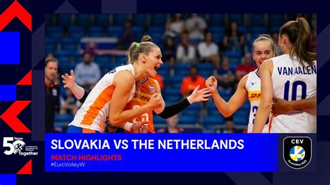 Slovakia Vs The Netherlands I Match Highlights I CEV EuroVolley 2023