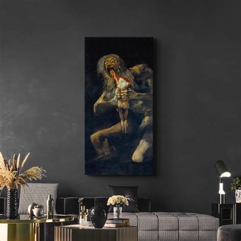 Saturn Devouring His Son Tapestry Etsy Canada