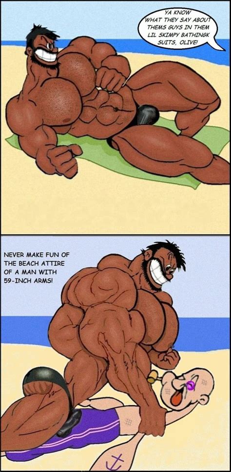 Bluto Muscle Cartoons Mega Porn Pics