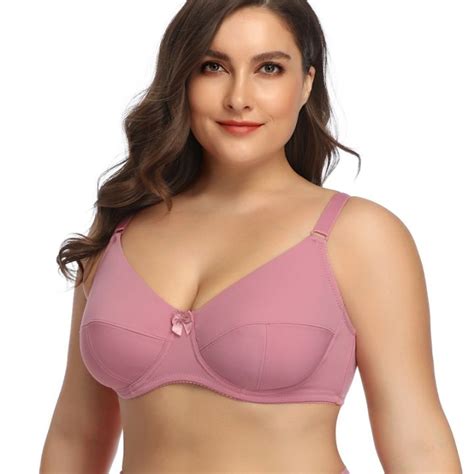 Xiushiren Solid Color Plus Size Dd E Cup Women Bra Intimate