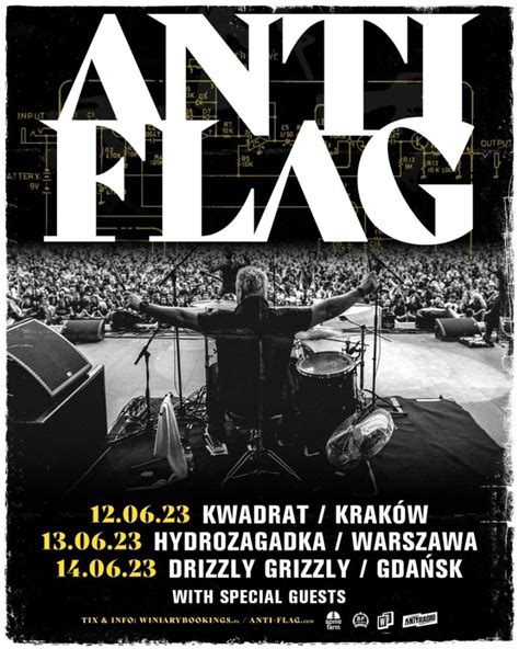 Anti Flag Zagra Trzy Koncerty W Polsce W Roku Daty Bilety