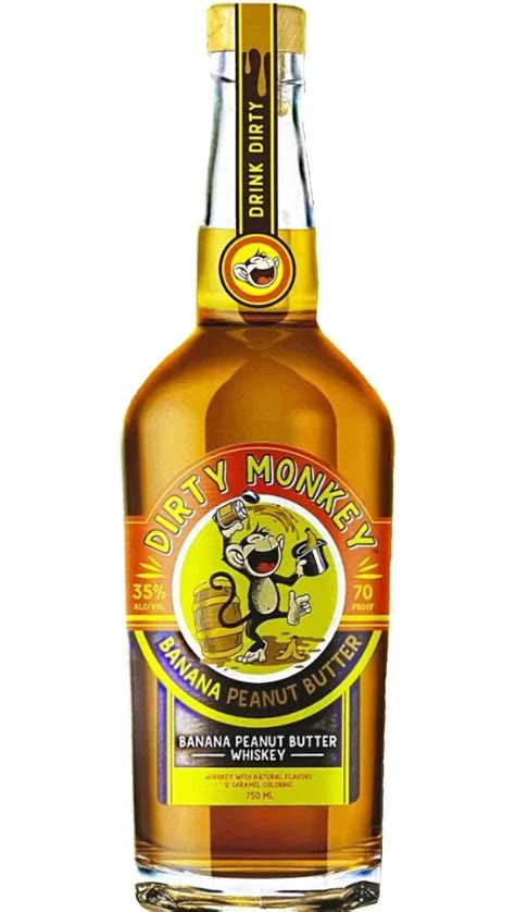 Dirty Monkey Whiskey Banana Peanut Butter Tennessee 750ml Remedy Liquor