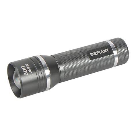 500 Lumens LED Slide To Focusing Aluminum Flashlight CARDWELLELECTRIC