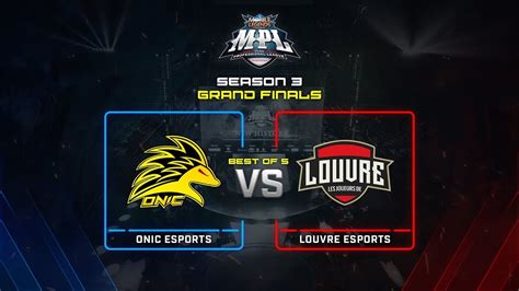 Mpl Id S3 Playoff Grand Final Onic Esports Vs Louvre Esports Youtube