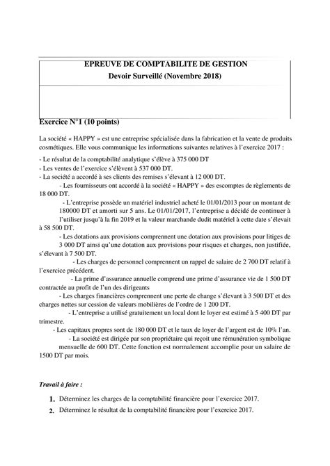 SOLUTION Cag Examen Corrig Et D Taill 2 Studypool