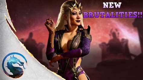 New Sindel Scream And Throw Brutality Mortal Kombat Sindel