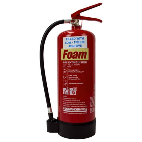 6ltr Foam Extinguisher With Antifreeze Easy Fire Safety