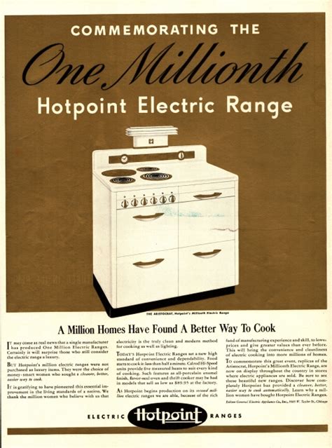 Hotpoint Electric Ranges Ad 1941 Vintage Ads And Stuff