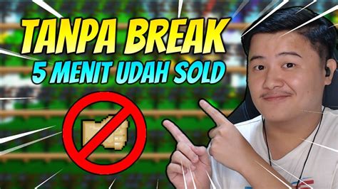 Profit Mudah Tanpa Break Menit Udah Sold Growtopia Profit