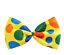 Jumbo Clown Foam Bowtie Comedy Costume Accessory Yellow Big Colorful