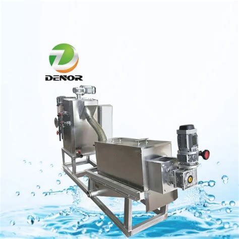 Screw Stacked Type Biogas Slurry Sludge Dewatering Machine Solid Liquid