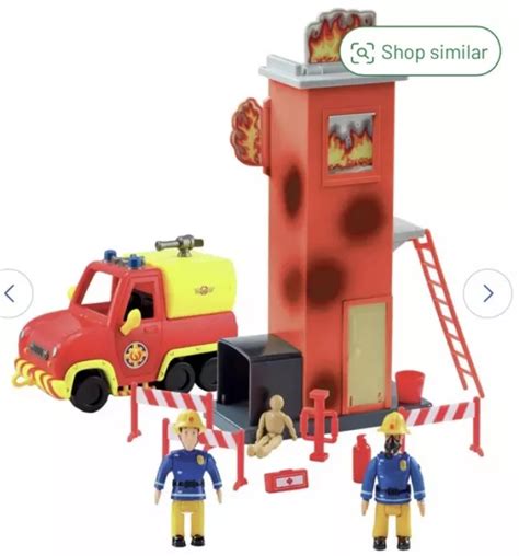 FIREMAN SAM FIRE Rescue Training Centre PlaySet Toy Vehicle Figures