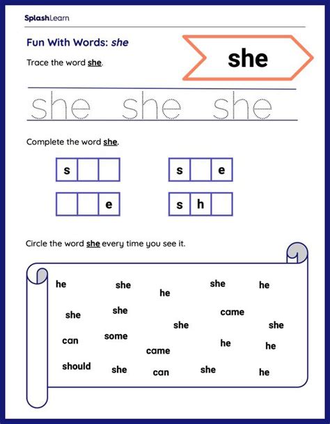 Trace Sight Words Worksheet Alterjery