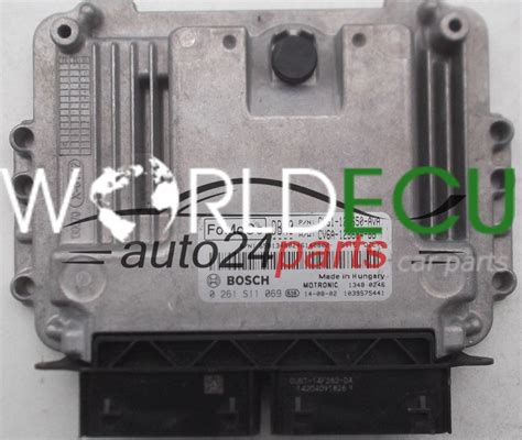 MotorsteuergerÄt Ecu SteuergerÄt Ford Focus Mk3 Bosch 0 261 S11 069 0261s11069 Fomoco Cv61