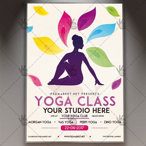 Yoga Class Premium Flyer Psd Template Psdmarket