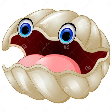 Cartoon Oyster Stock Vector Illustration Of Food Mouth 68367594