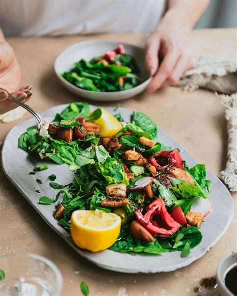 Fattoush Salad — Omayah Cooks Syrian Recipes Photography By Omayah