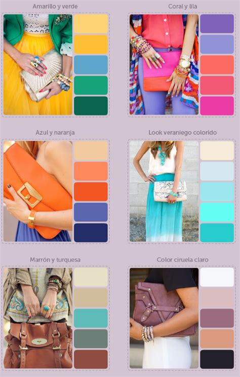 Combinaciones De Colores Para Outfits Ficha Estas Ideas Como