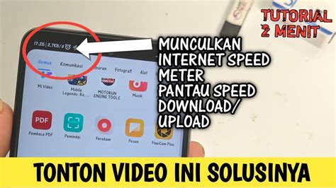 Cara Menampilkan Kecepatan Internet Di Hp Xiaomi Tutorial Menit