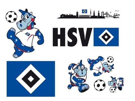 Wandtattoo HSV Als Logo Skyline Oder Maskottchen