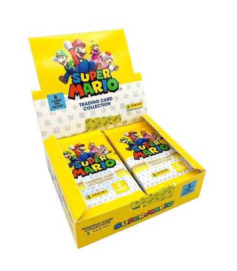 Panini Super Mario Trading Cards Box Bundle Mit Le Cards