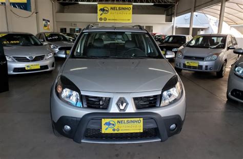 Renault Sandero Stepway V Flex P Manual Prata Flex Usado