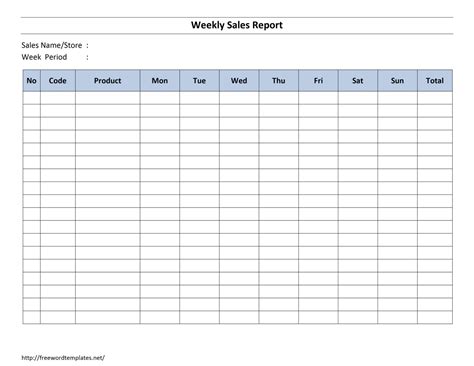 Daily Sales Tracker Excel Template