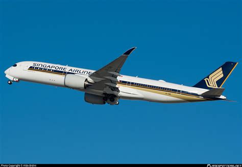 9V SMR Singapore Airlines Airbus A350 941 Photo By Aldo Bidini ID