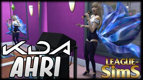 Kda Ahri In The Sims 4 League Of Sims Cc Download Links Youtube