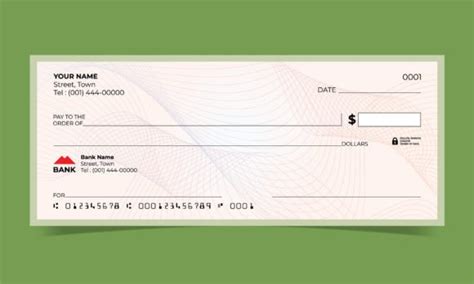 Bank Check Design With Guilloche Graphic Graphic By Mdsaifulislam1969