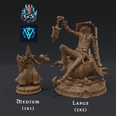 Lord Of The Harvest Witchsong Miniatures Large Huge Scarecrow Or 100mm