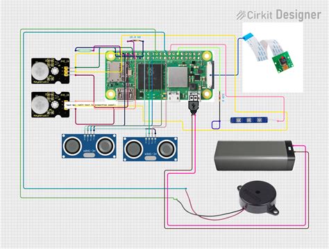 Raspberry Pi Zero W Based Security System With Pir Ultrasonic Sensors