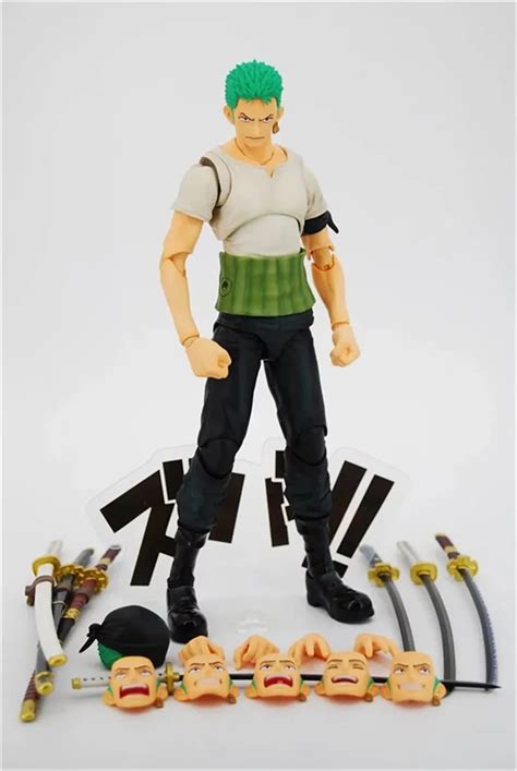 New 18cm 7 One Piece Anime Roronoa Zoro Past Blue Variable Boxed Pvc Action Figure Collection