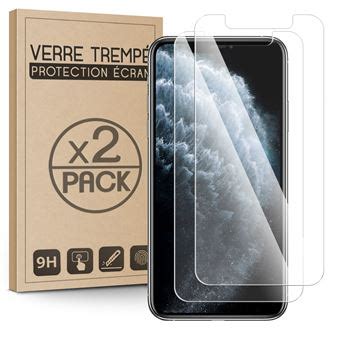 Pack de 2 Verres Trempé Protection Écran Dureté 9H 3D Touch 100