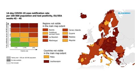 Covid Nella Mappa Europea Dell Ecdc Non C Pi Nessuna Area In Verde