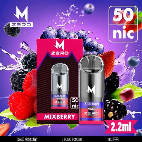 CLOSESYSTEM Marbo Zero Pod Mixberry เบอรรรวม ใหม Nic5 50MG