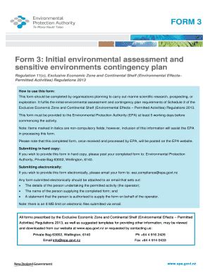 Fillable Online Epa Govt Form Initial Environmental Assessment And