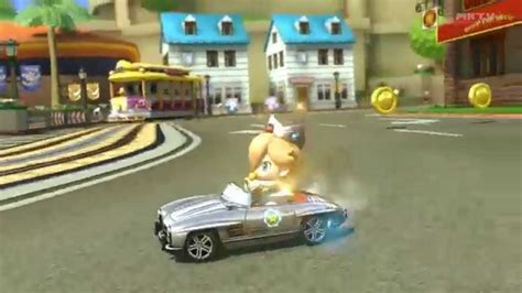 Mario Kart 8 Mercedez Benz 300 Sl Roadster Dlc Youtube