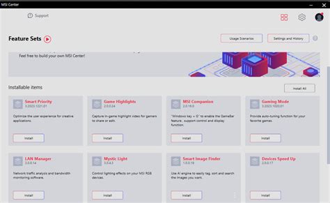 MSI Center screens dissapeared | MSI Global English Forum