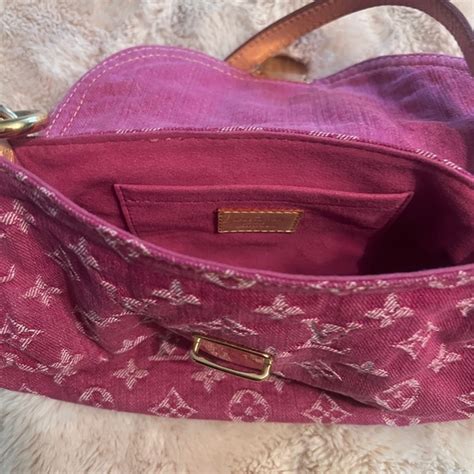 Louis Vuitton Bags Louis Vuitton Pink Denim Pleaty Poshmark